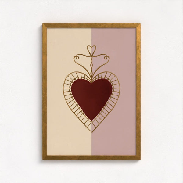 Love Heart Art Print