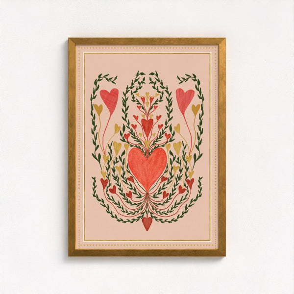 Love in Pink Art Print