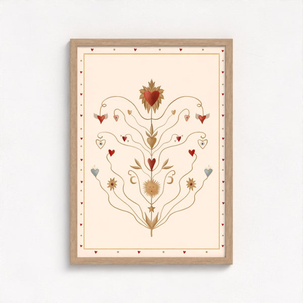 Tree of Love Art Print