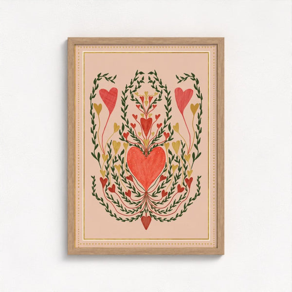 Love in Pink Art Print