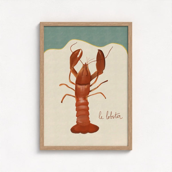 Le Lobster Art Print