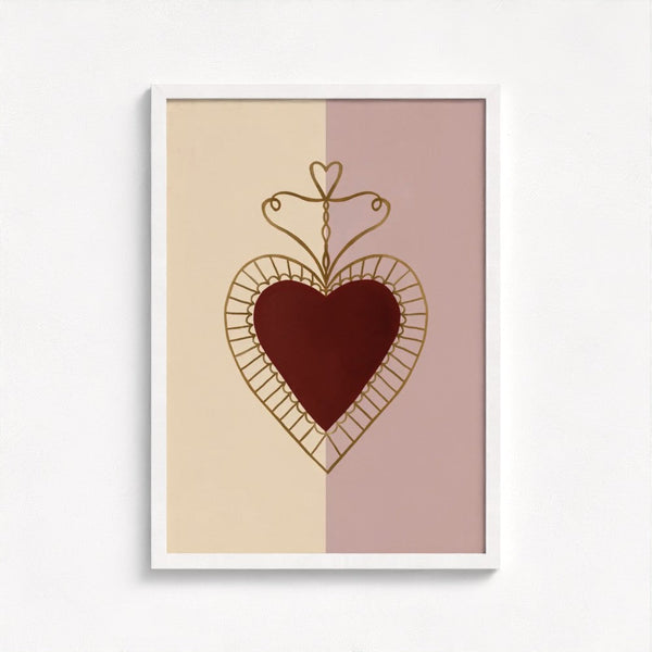 Love Heart Art Print