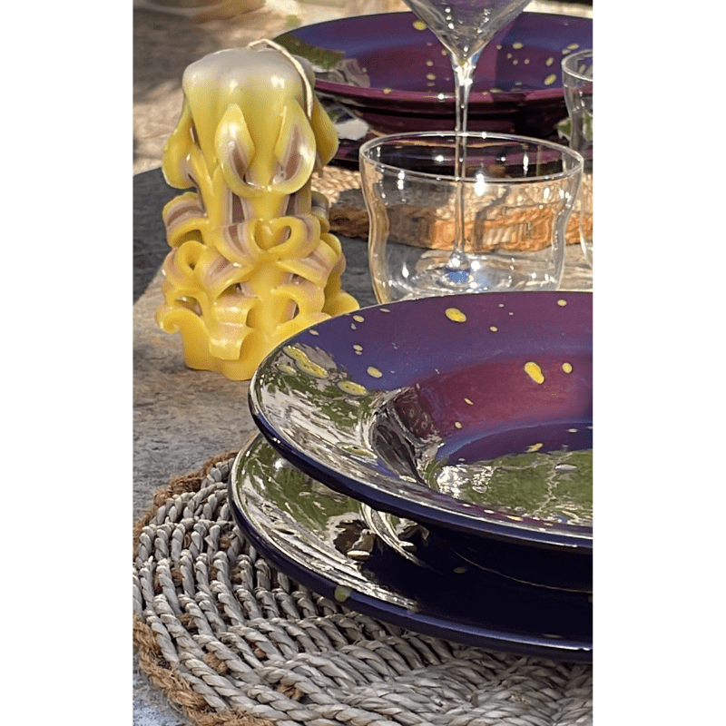 Hand Splatter Terracotta Soup Plate