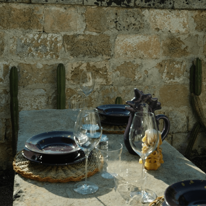 Hand Splatter Terracotta Dinner Plate