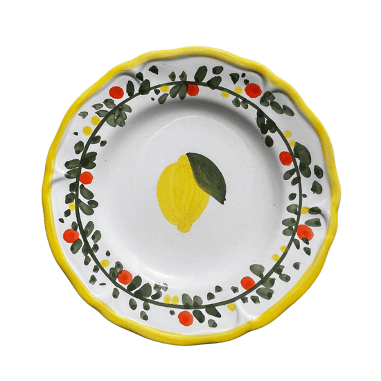 Large Lemon Dining Plate