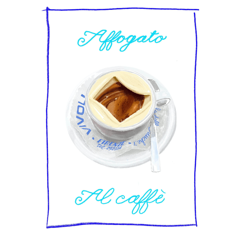 Affogato Al Caffè Art Print