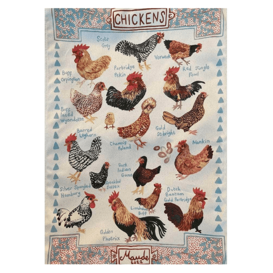 Hen Tea Towel