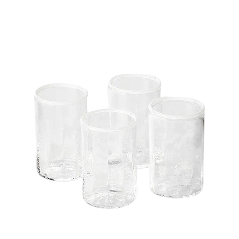 Peter Glass White Large - Set of Four