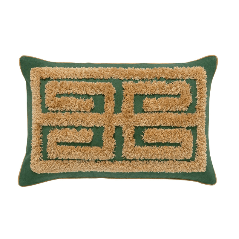 Cushion Cleo Moss & Sand