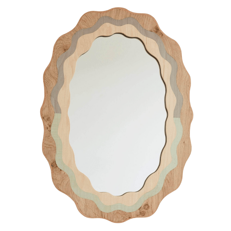 Oval Curve Line Mirror
