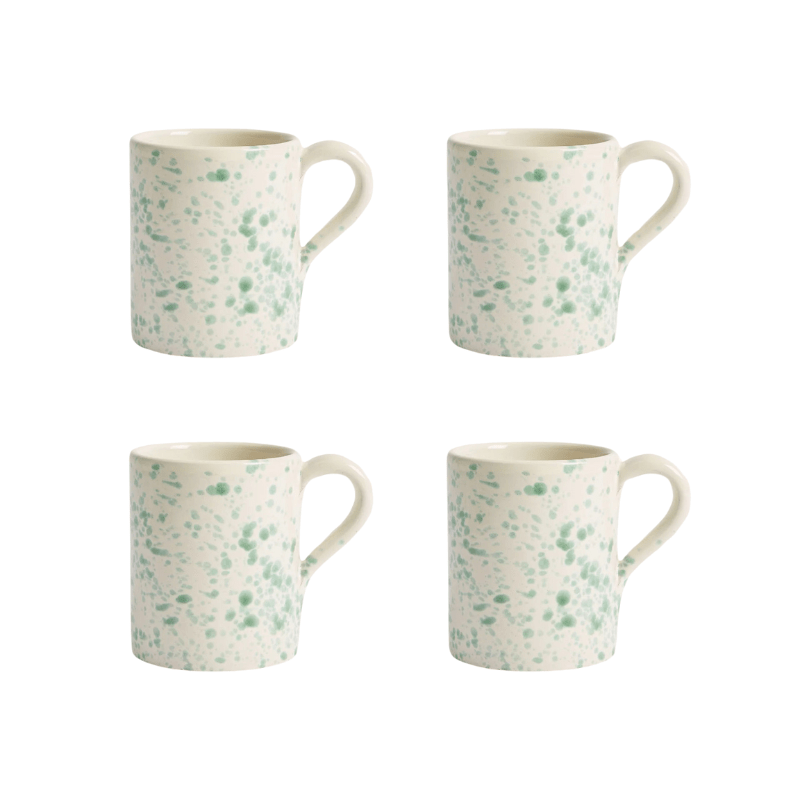 Pistachio Coffee Mug Set | 4 Pieces