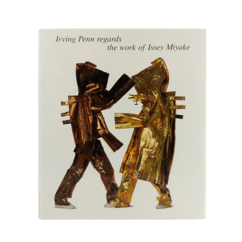 Irving Penn regards the work of Issey Miyake