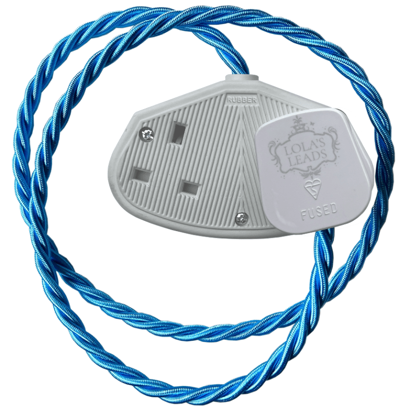 Fabric Extension Cable in Forget Me Not