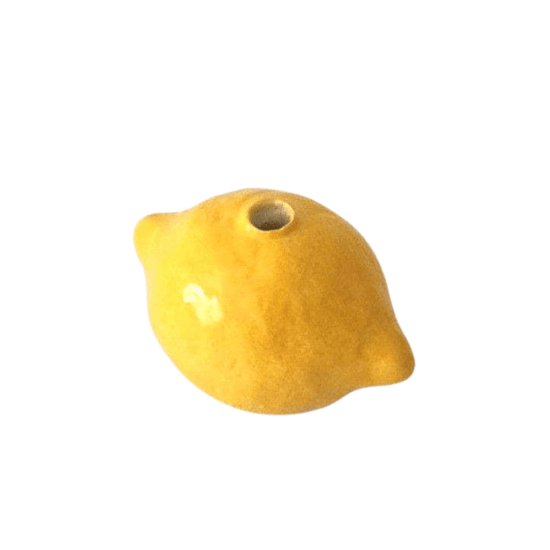 Ceramic Lemon Candle Holder