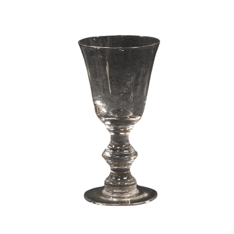 Vintage White Wine Glasses - Luxury Glassware Set of 6