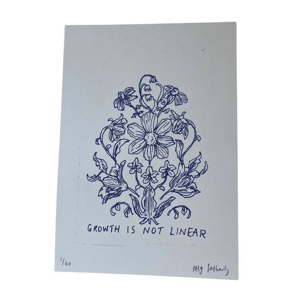 Limited Edition Growth is not Linear Print