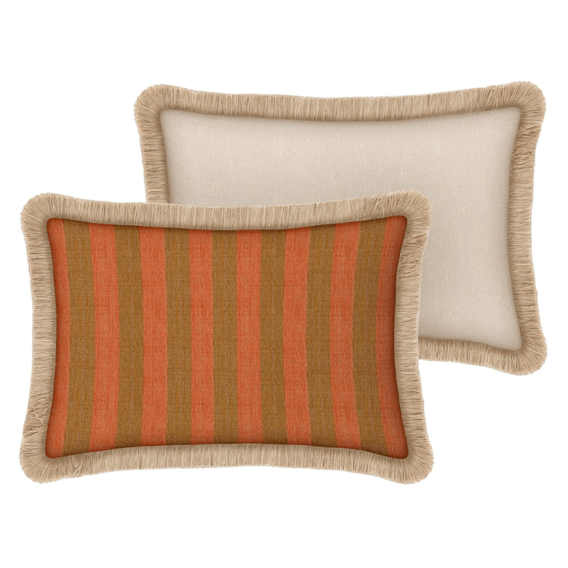 Cushion Jackie Spice & Coral (50x30cm)