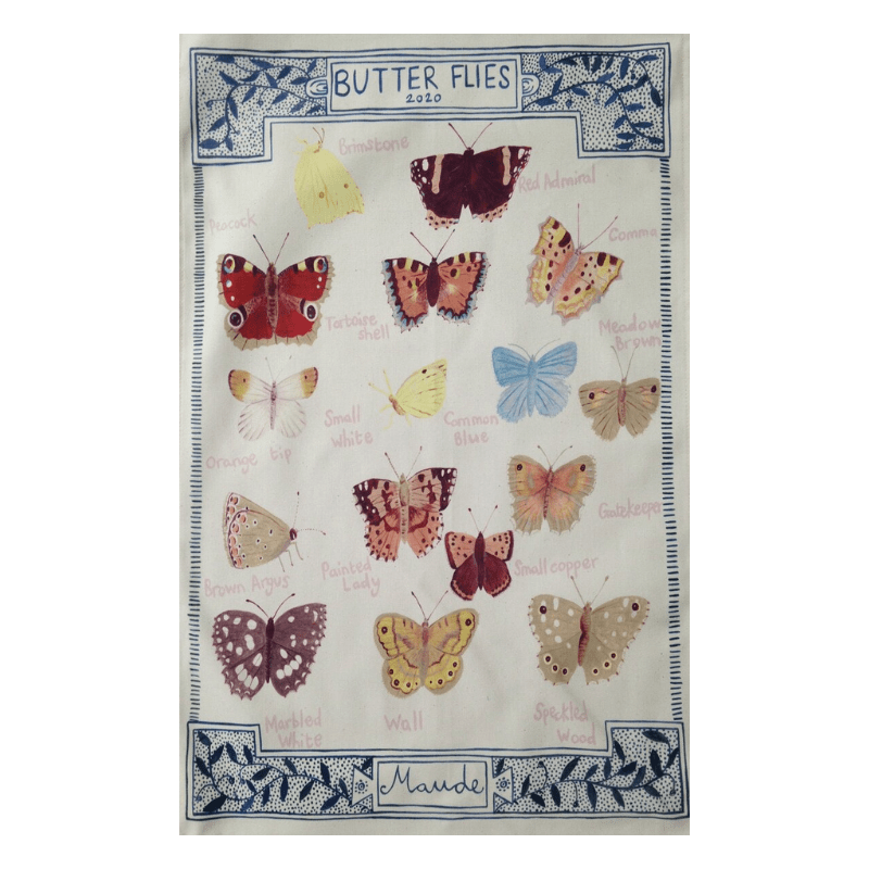 Butterfly Tea Towel