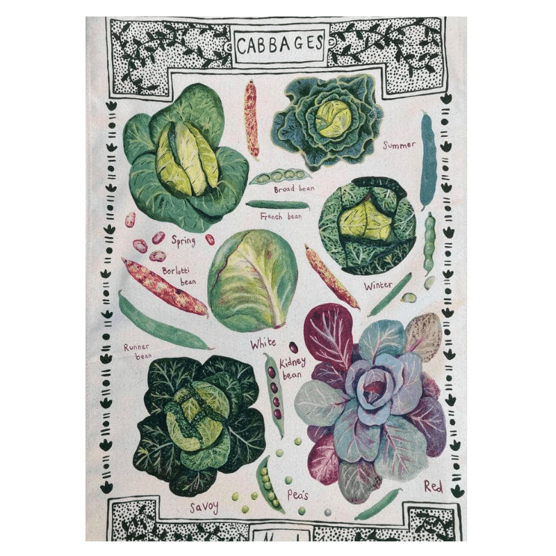 Cabbage Tea Towel