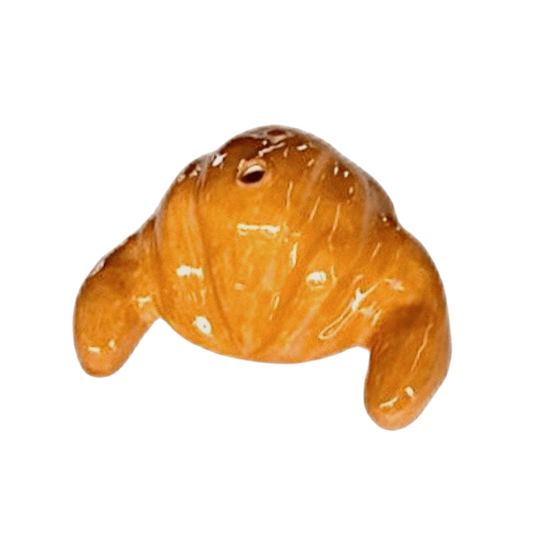 Ceramic Croissant Candle Holder