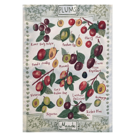 Plum Tea Towel