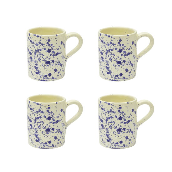 Blueberry Coffee Mug Set | 4 Pieces