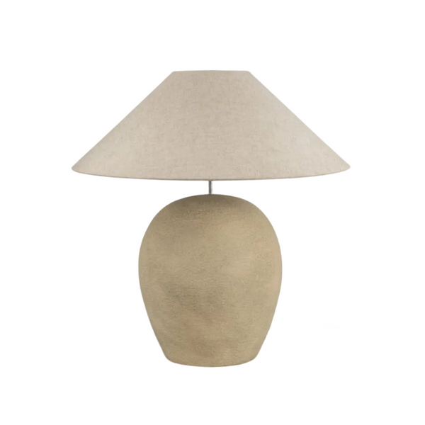 Large Pure Table Lamp, Beige