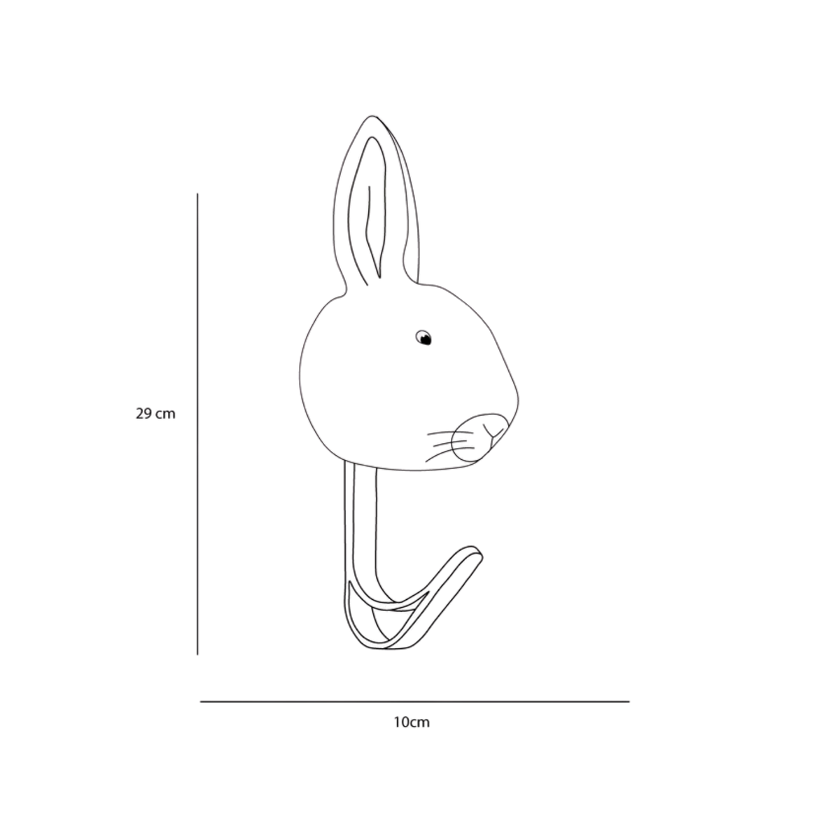 Rabbit Coat Hanger