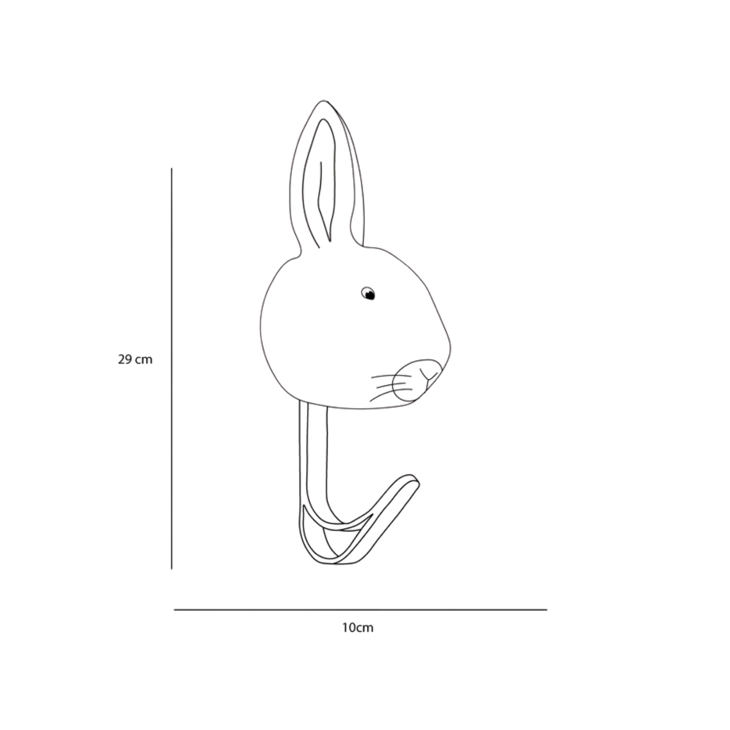 Rabbit Coat Hanger