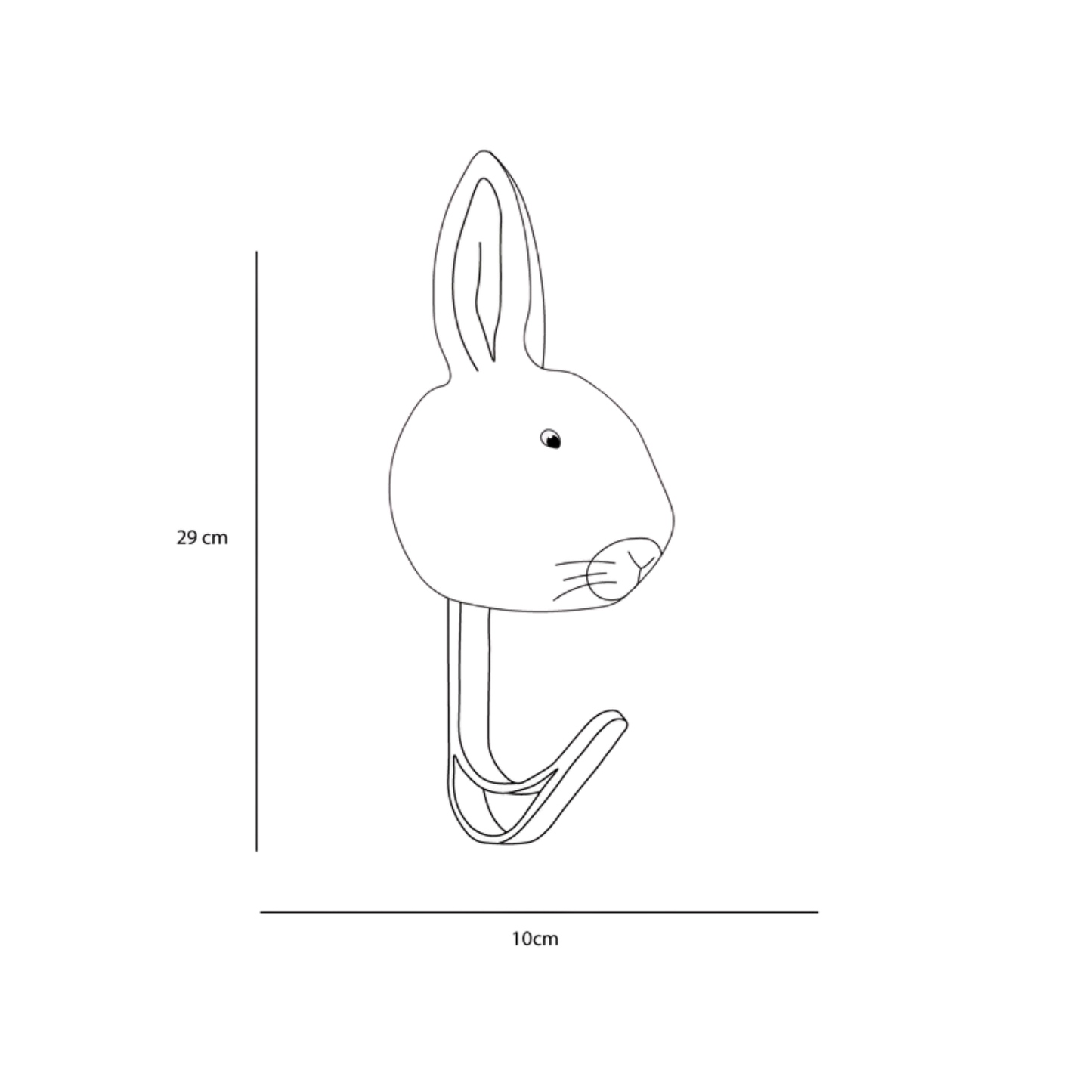 Rabbit Coat Hanger