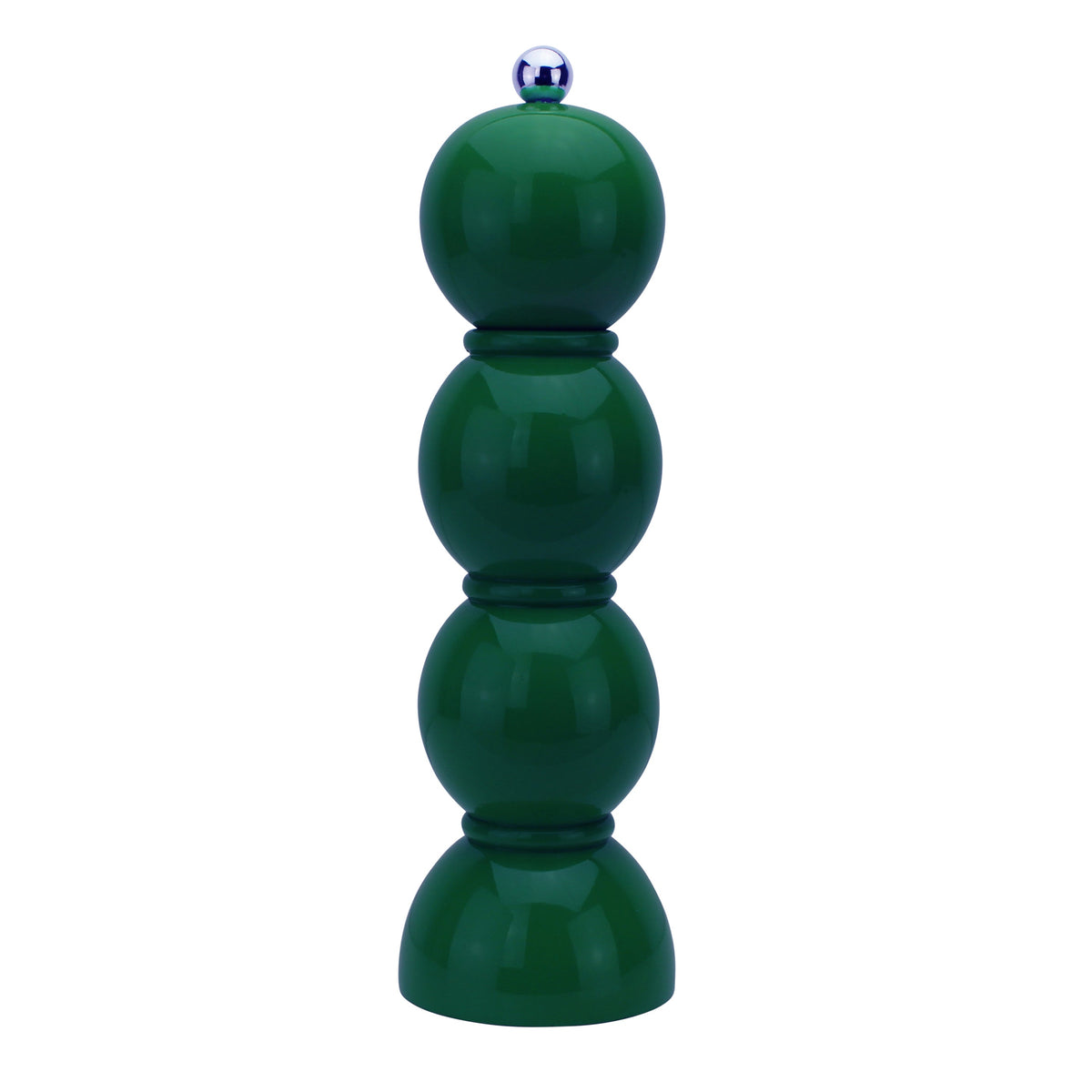 Racing Green Lacquer Bobbin Salt or Pepper Mill - Addison Ross Ltd UK