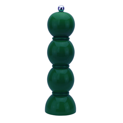 Racing Green Lacquer Bobbin Salt or Pepper Mill - Addison Ross Ltd UK