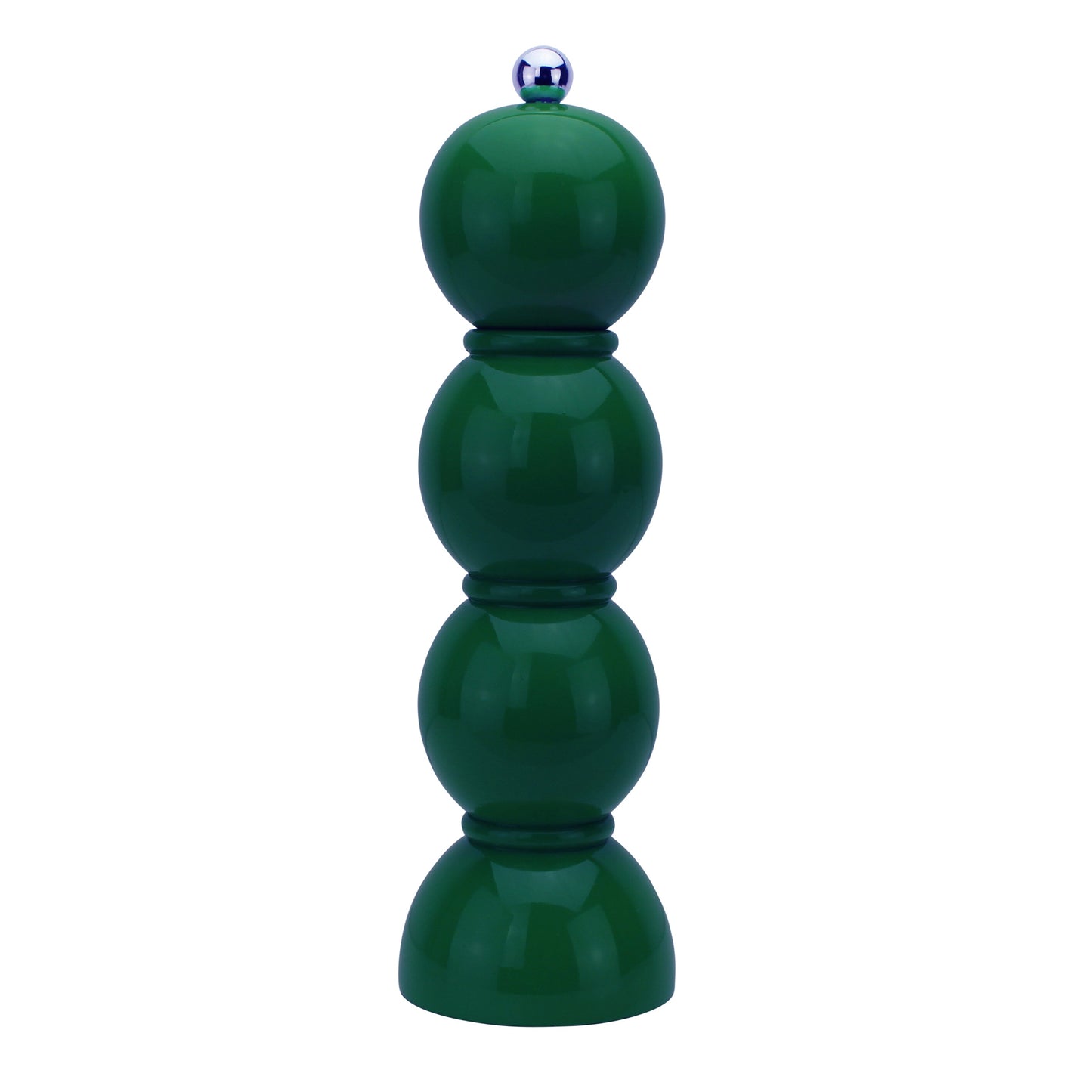 Racing Green Lacquer Bobbin Salt or Pepper Mill - Addison Ross Ltd UK