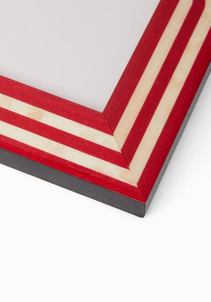 Raspberry Beret Marquetry Frame 6x4" - Casa by Josephine Jenno