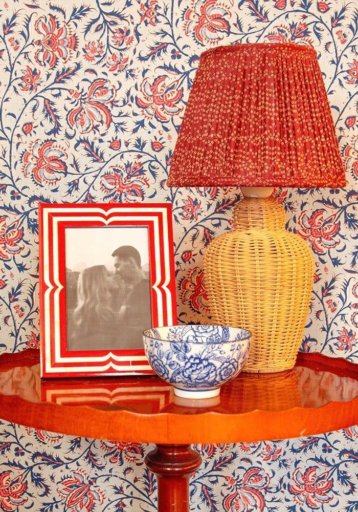 Raspberry Beret Marquetry Frame 6x4" - Casa by Josephine Jenno