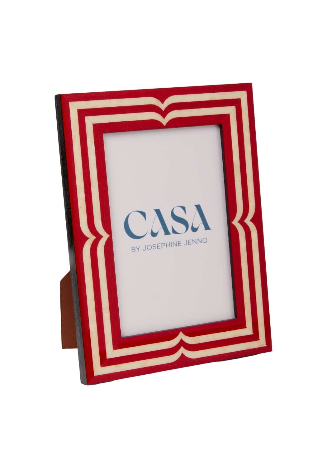 Raspberry Beret Marquetry Frame 7x5" - Casa by Josephine Jenno