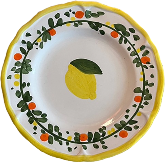 Ravello Lemon Plate 26cm