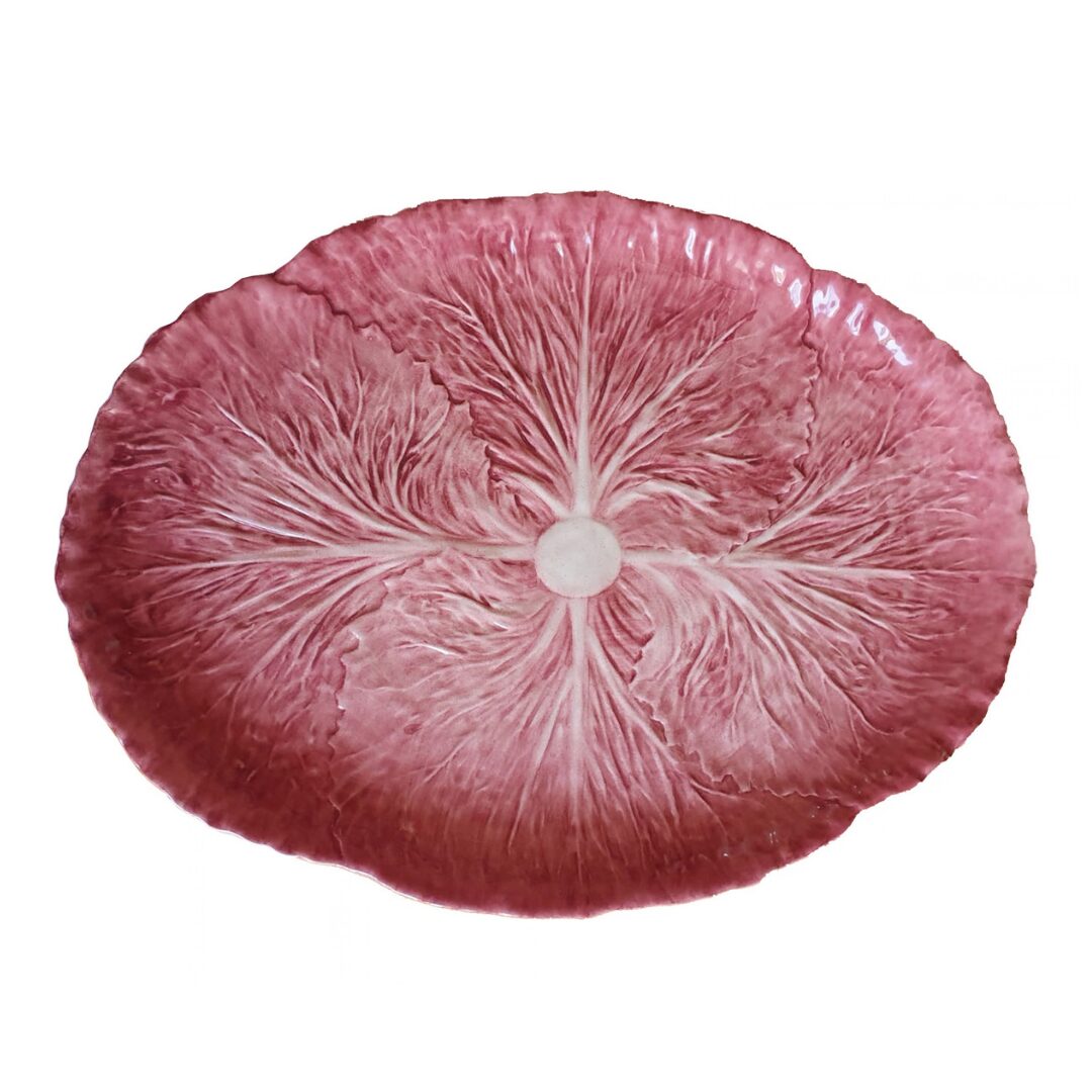 Pink Radicchio Hand-Painted Ceramic Tableware