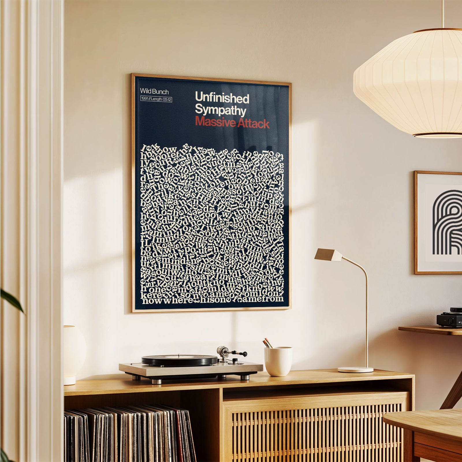 Unfinished Sympathy - Massive Attack - Song Lyric Print