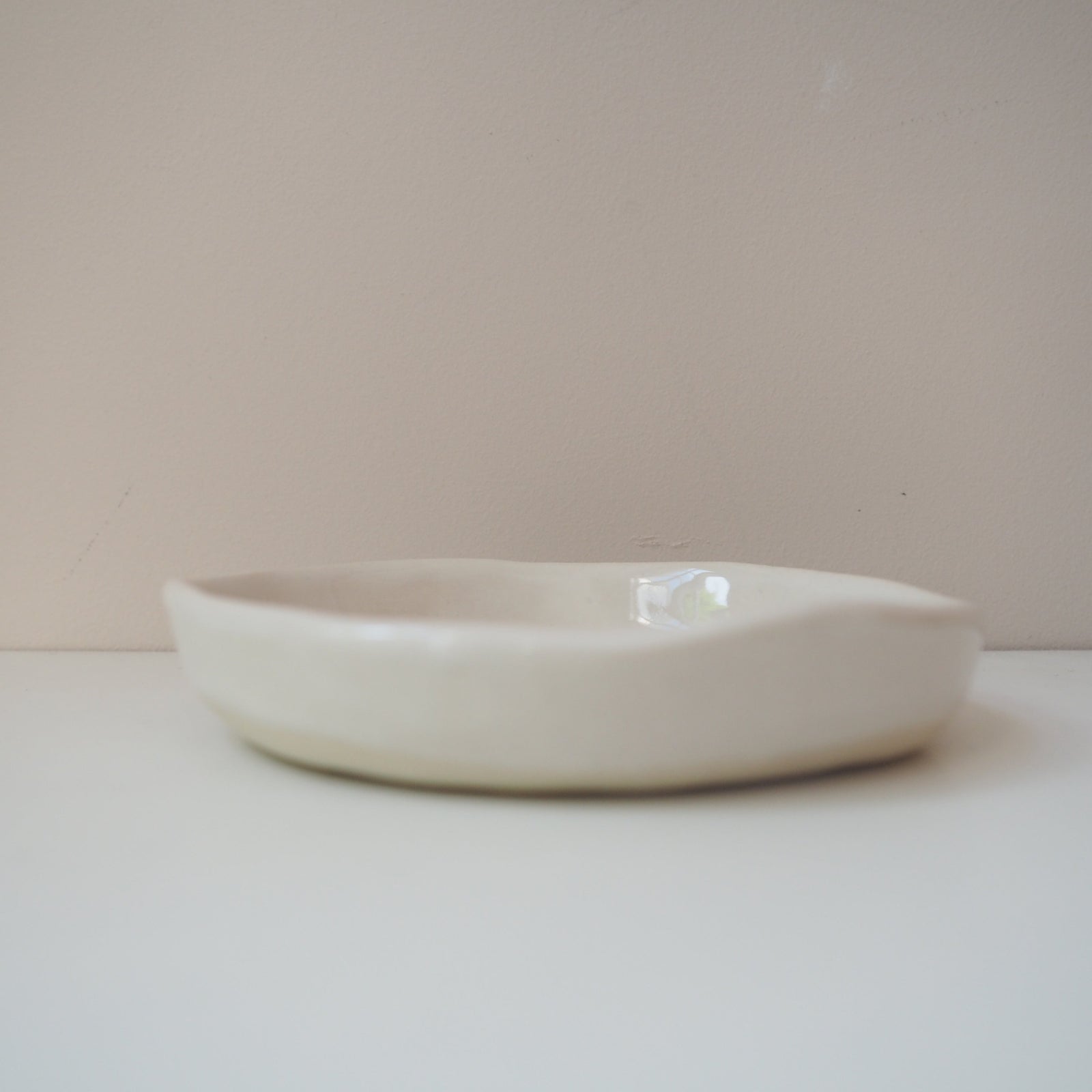 Handmade Red Beetle Ceramic Ring Dish