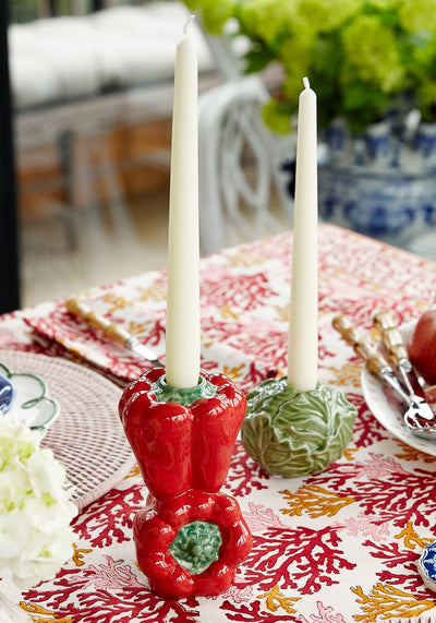 Red Bell Peppers Candle Holder - Casa by Josephine Jenno