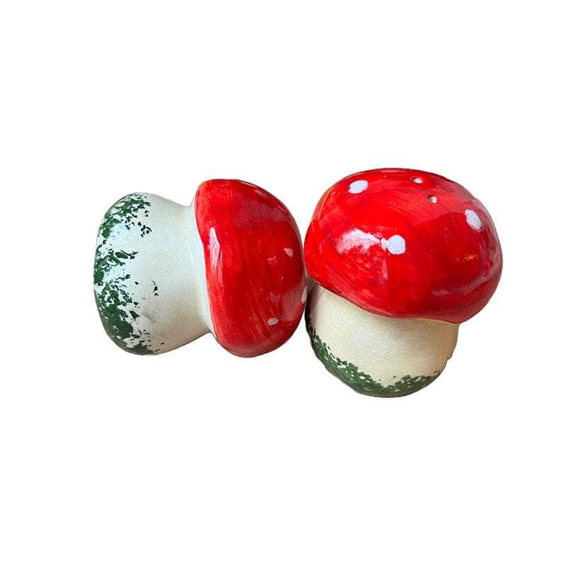 Red Mushroom Salt & Pepper Set