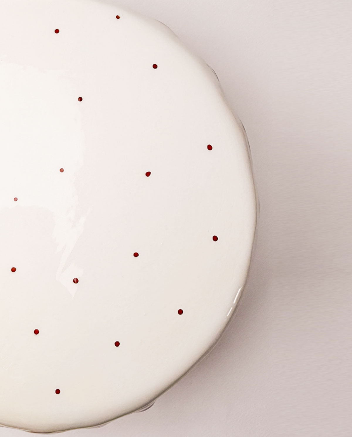 Ceramic holiday cake stand 