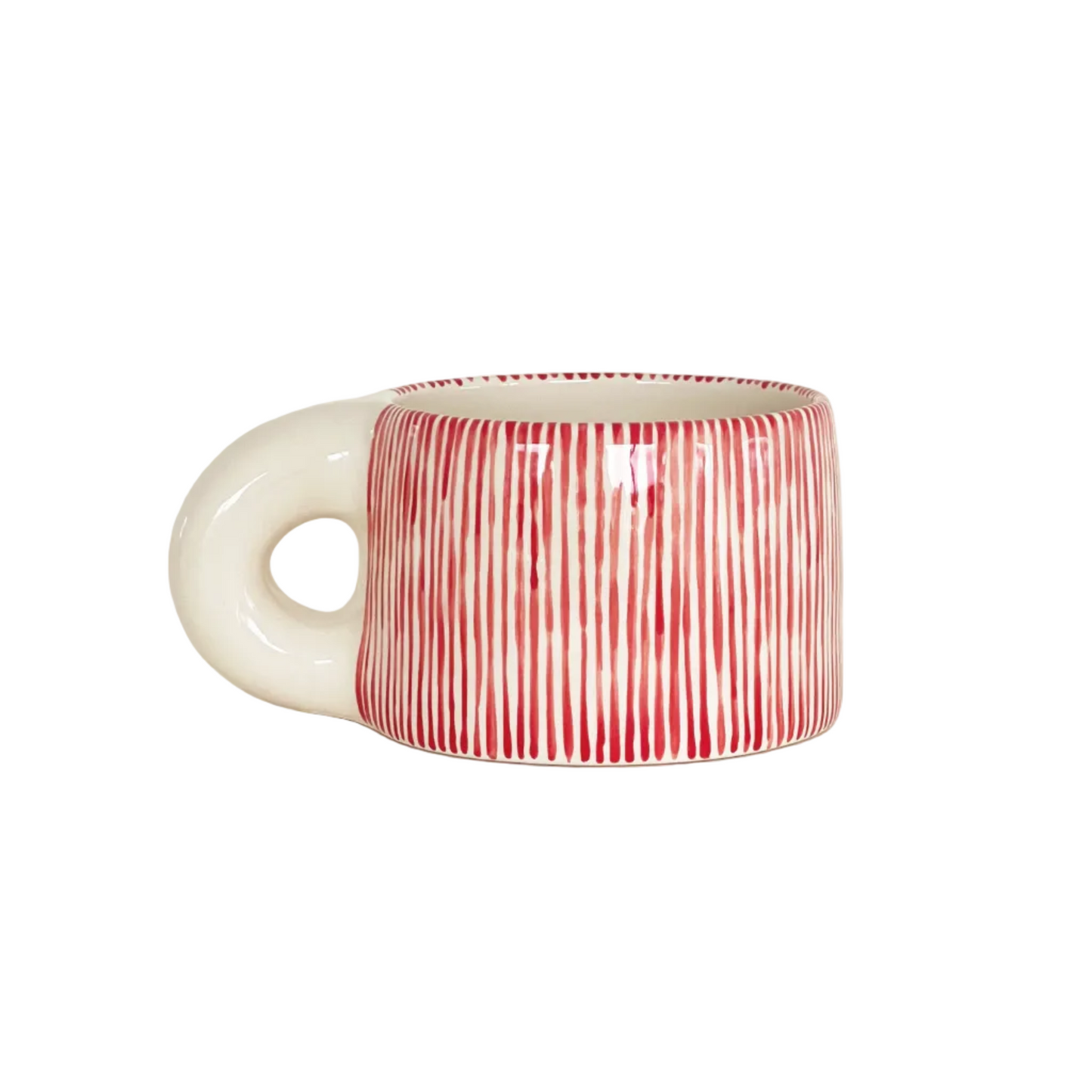Mug Red Linen