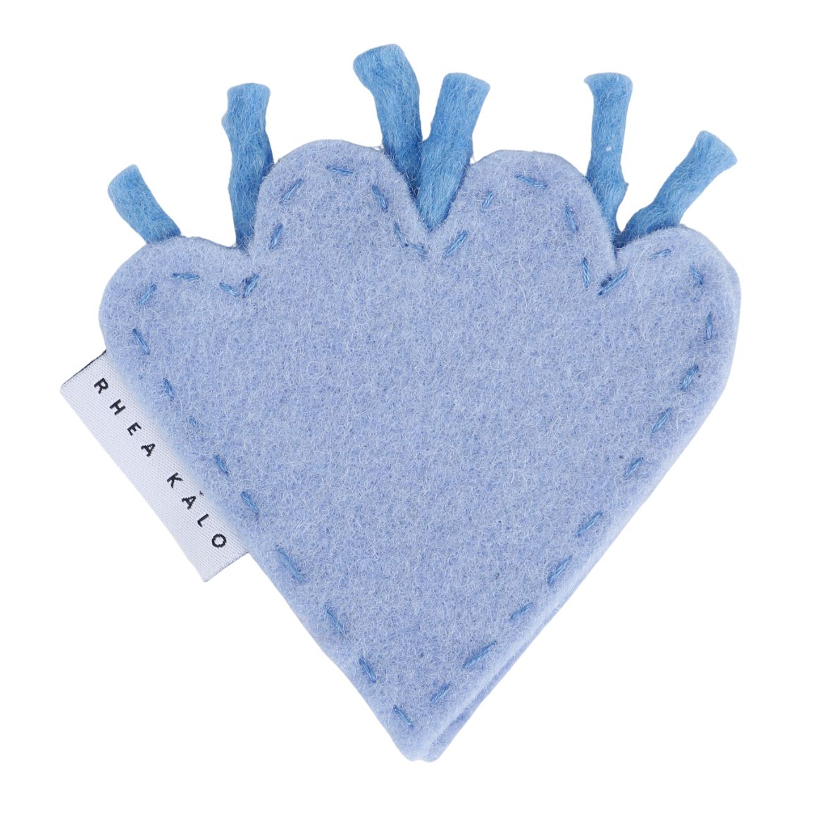 Blue shell napkin ring