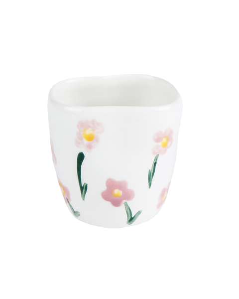 Pink prairie espresso cup