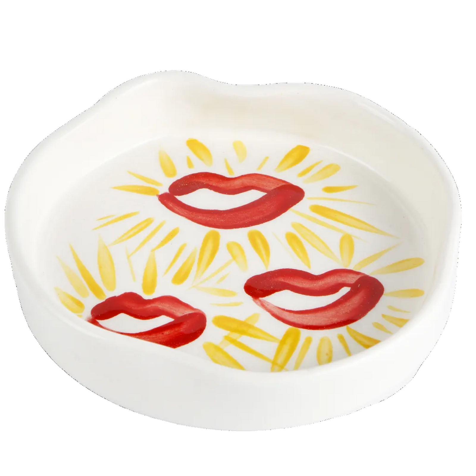 Handmade ceramic Sunkissed trinket tray by Rhea Kalo Athens