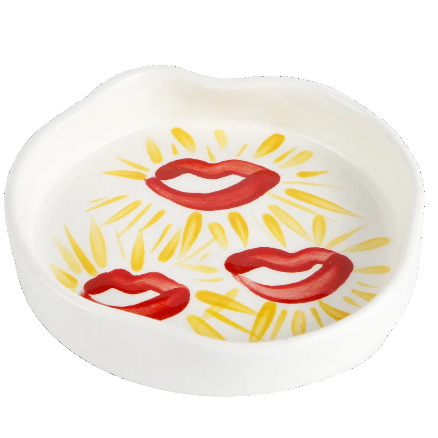 Handmade ceramic Sunkissed trinket tray by Rhea Kalo Athens