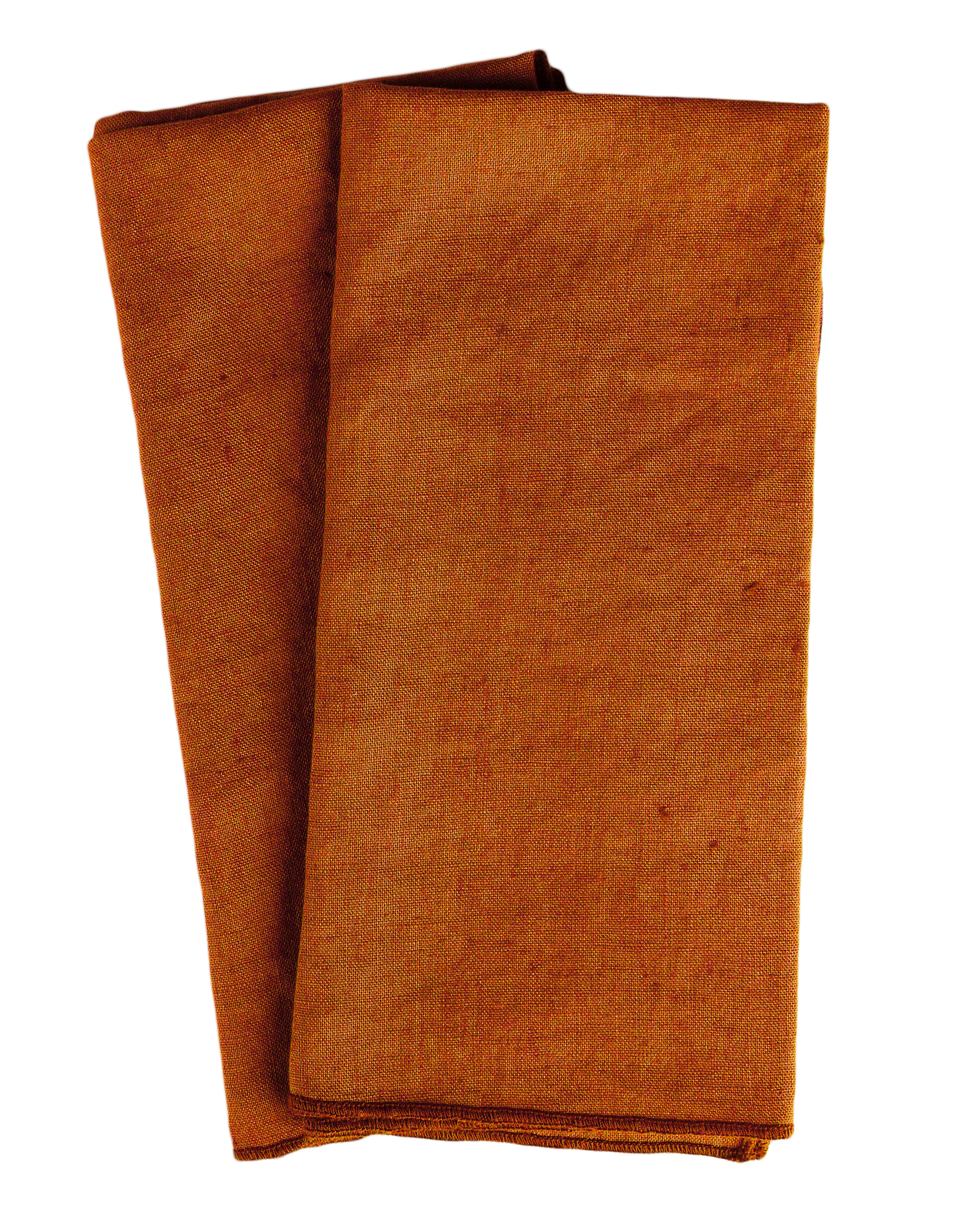 Terracotta linen napkin