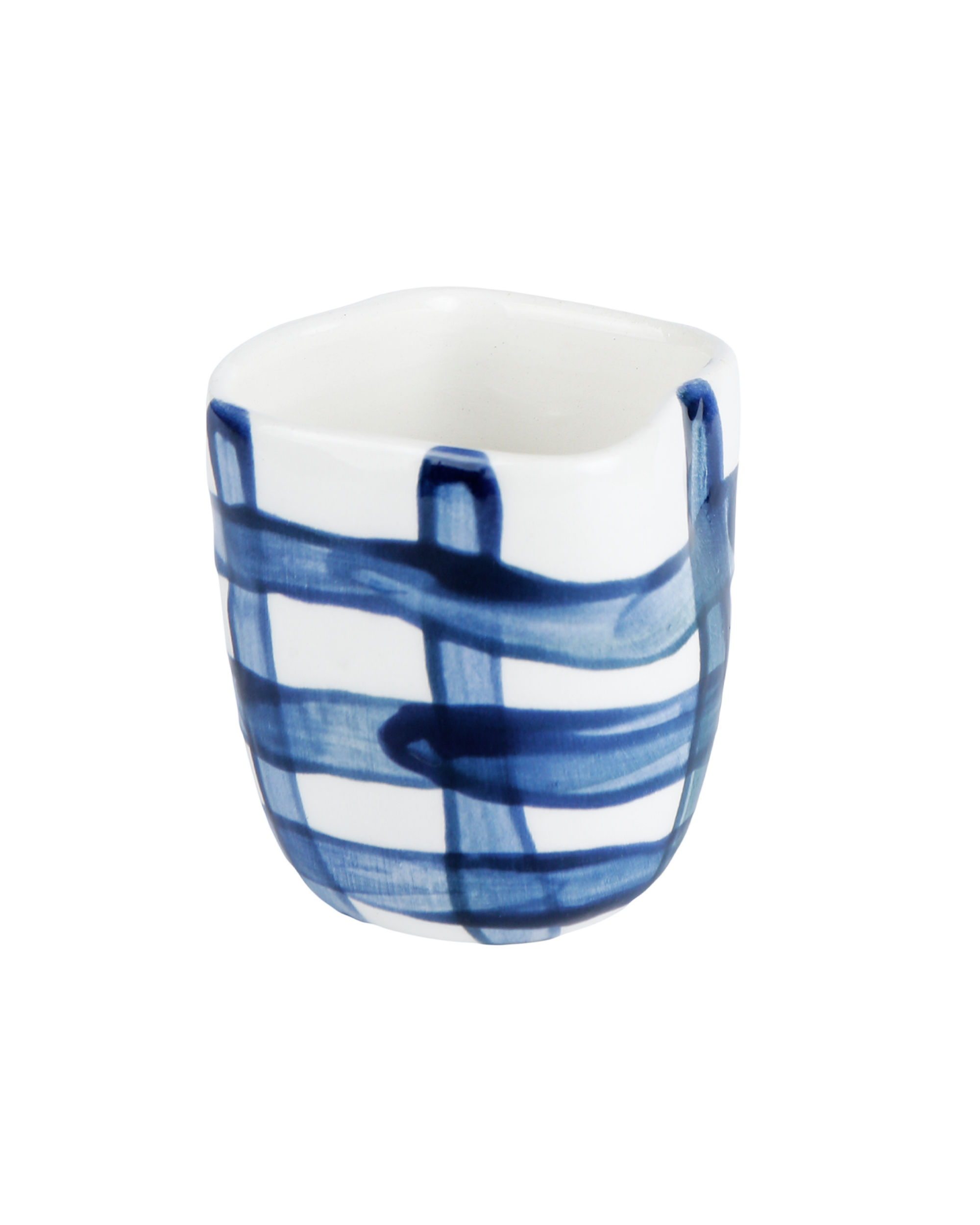 Vichy blue espresso cup